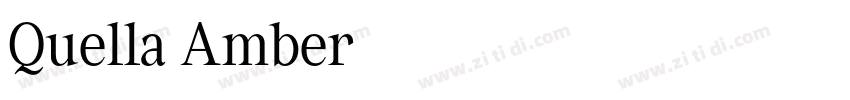 Quella Amber字体转换